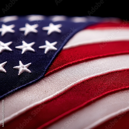 american flag bear. A patriotic image featuring a majestic grizzly adorned with vibrant red white and blue hues symbolizing national pride and wilderness majesty.