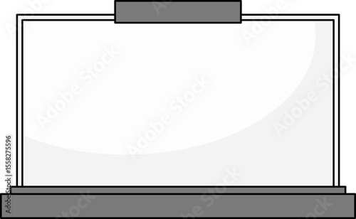 Blank Whiteboard  Illustration
