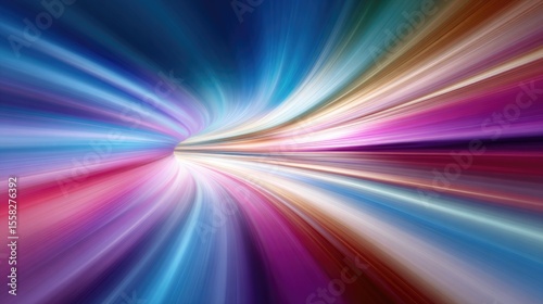 Vortex of light lines representing accelerated thinking and abstract genius energy