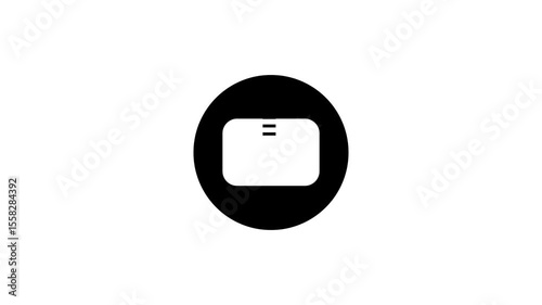 Downloading File Icon Animation with Moving Arrow Down, usb flash drive.