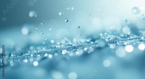 droplets blue background bokeh lights creating beautiful mesmerizing effect resolution image