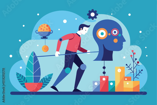 Exploration of the connection between human creativity and robotic intelligence in a modern digital landscape