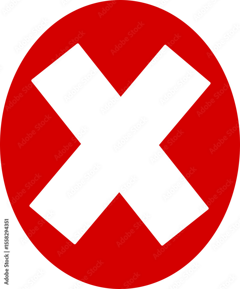 Close Sign X Mark Vector Icon - Delete, Remove, Exit Button Graphic Close Sign X Mark Vector Icon - Delete, Remove, Exit Button Graphic