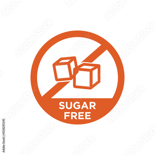 Sugar Free Icon Vector Sign