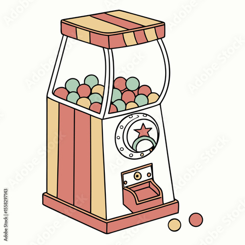 Cartoon illustration of a sweet fruit jam jar, perfect for breakfast or a holiday gift