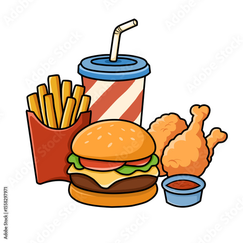 fast food vector