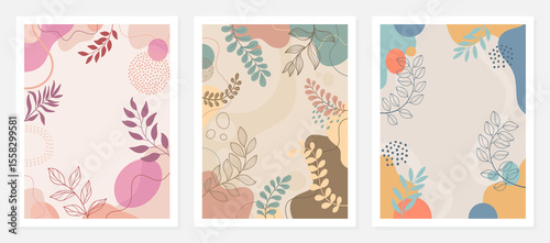 Wallpaper Mural Spring background with beautiful. Hand drawn colourful art background design. Torontodigital.ca