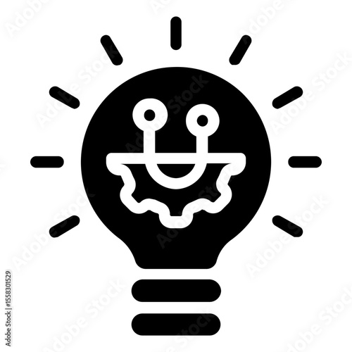 Innovator Icon in Solid Style