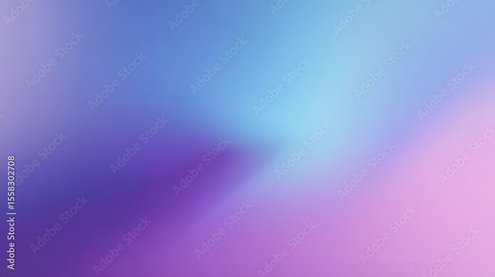 Fototapeta premium Soft pastel blue gradient blending with purple hues, abstract, colors