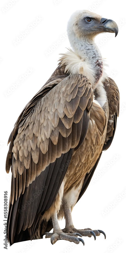 Majestic Vulture Profile Portrait Majestic Vulture Profile Portrait