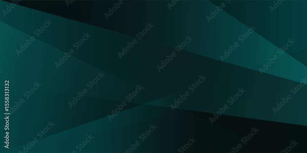 Obraz premium Vector. Geometric background with triangle shapes. Dark green design for web, banners and headers.