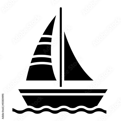 Sailboat Vector Illustration