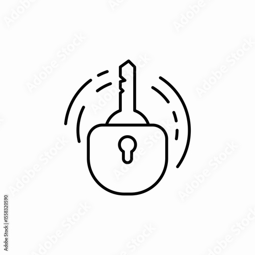 car key icon vector