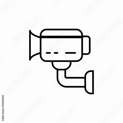CCTV Camera icon vector