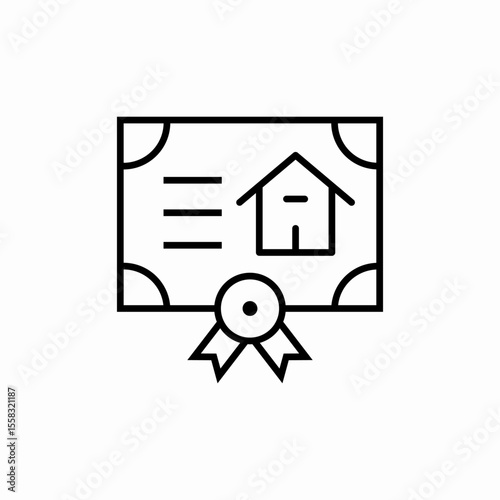 Certificate Badge icon vector