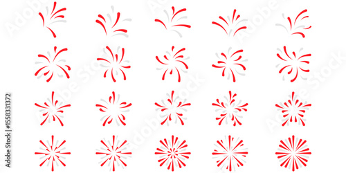 Indonesia independence day firework