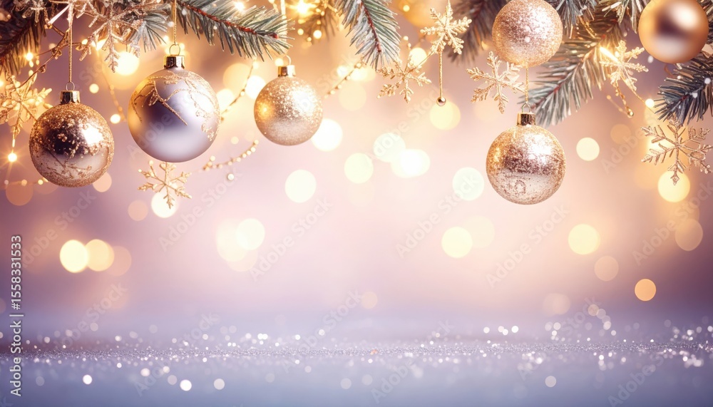 Joyful christmas celebration with sparkling ornaments and lights festive atmosphere holiday decor warm glow magical environment Joyful christmas celebration with sparkling ornaments and lights festive atmosphere holiday decor warm glow magical environment