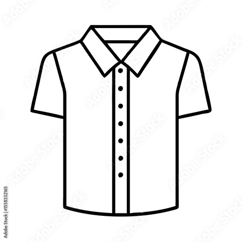 Collared shirt icon 