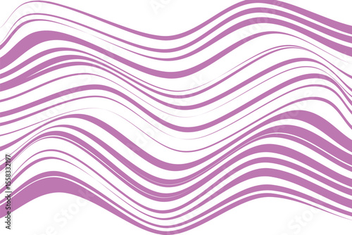 simple abstract purple color thin to thick horizontal wavy distort line pattern abstract waveform of purple lines