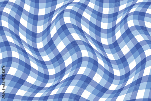 simple abstract dark light sky color plaid check line wavy pattern wavy blue gingham pattern