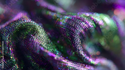 of geometric patterns pulsing with rhythmic motion across a digital grid
