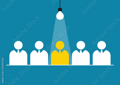 we recruit the best employees. selected employees are yellow