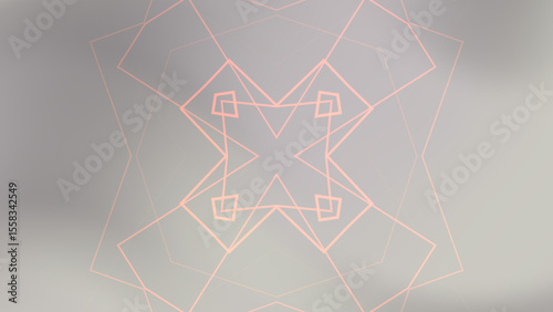 Elegant Geometric Pattern with Soft Hues for Modern Background Design