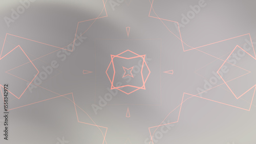 Elegant Geometric Symmetry with Muted Colors for Sophisticated Background