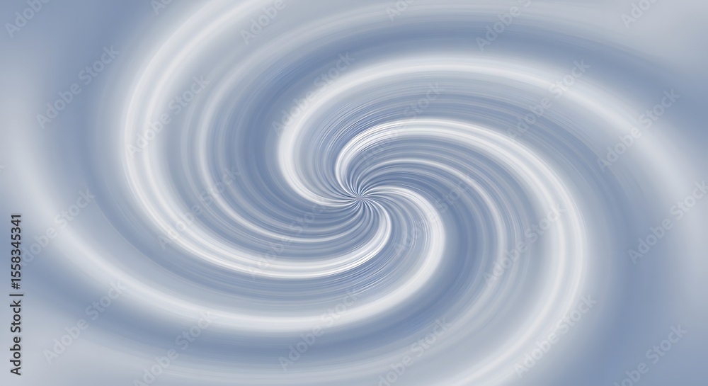 Obraz premium Abstract Swirling Vortex Blue and White Spiral Design