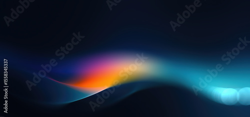 Φωτογραφία Colorful Abstract Waves With Soft Gradients