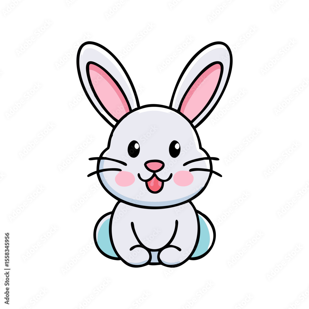Bunny icon isolate Bunny icon isolate