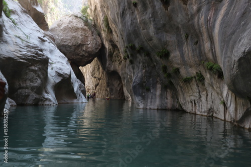 cave in the water Göynük Canyon