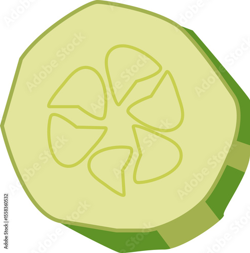 Rondelle de courgette