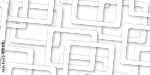 White and gray overlap triangle geometric technology pattern. gray rectangle frames with soft shadows white square line technology concept .White triangular beautiful tech layout triangle background. 