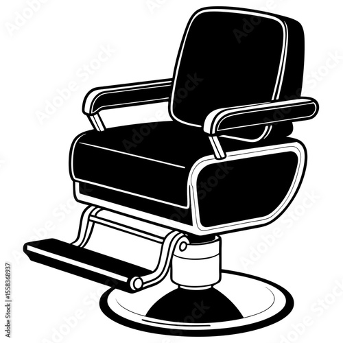 office chair isolated on white