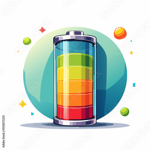 battery icon vector illustration