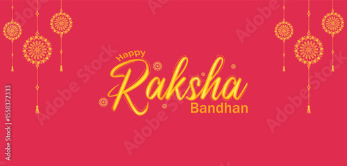 vector illustration of Rakhi background for Indian festival Raksha bandhan celebration