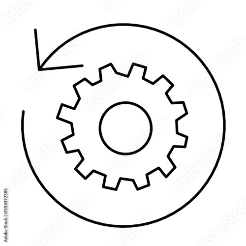 Artificial intelligence vector icon