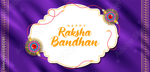 vector illustration of Rakhi background for Indian festival Raksha bandhan celebration