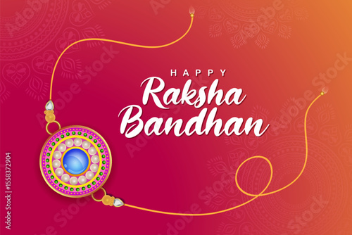 vector illustration of Rakhi background for Indian festival Raksha bandhan celebration