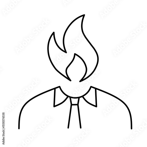 mood brain vector icon