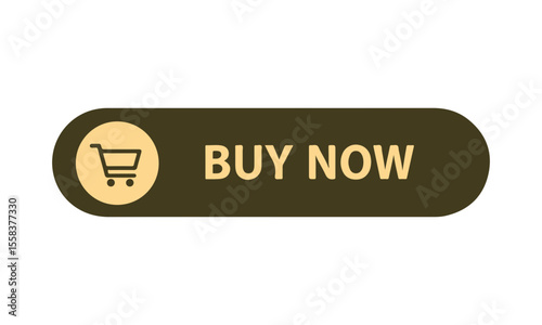 "Buy Now" Button with Shopping Cart and Click Cursor. This universally recognized call-to-action button is ideal for e-commerce and online retail, prompting immediate purchase.