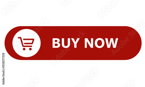"Buy Now" Button with Shopping Cart and Click Cursor. This universally recognized call-to-action button is ideal for e-commerce and online retail, prompting immediate purchase.