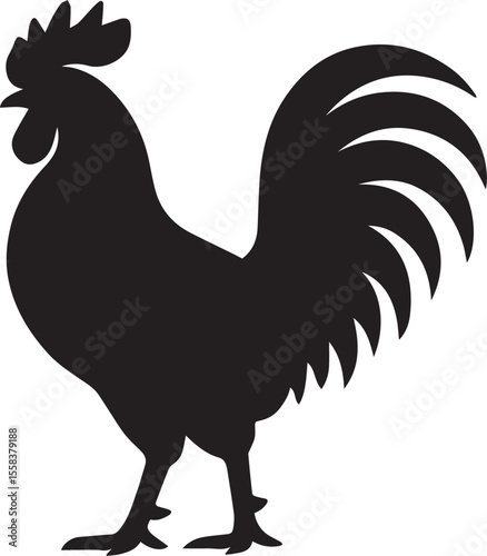 Rooster Silhouette