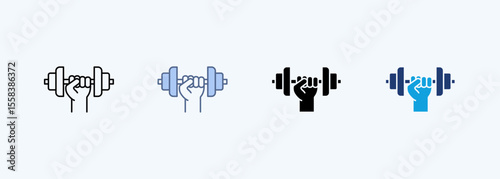Fitness For Work Outline Icon