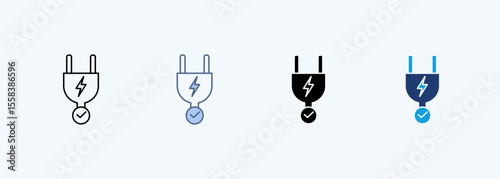 Electrical Safety Outline Icon