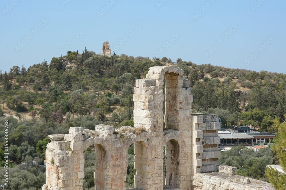 Fototapeta premium Athènes - grèce - vue panoramique