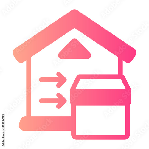 export gradient icon