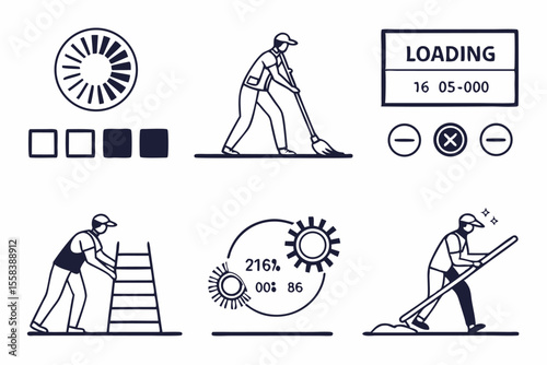 a-set-of-16-loading-icons---spinners--loaders--pro