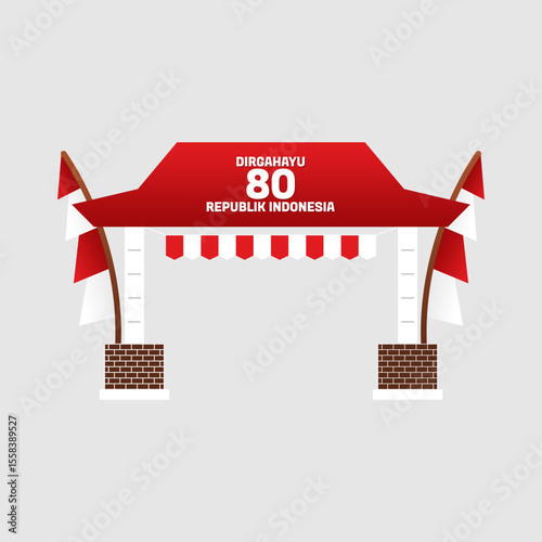 Independence Day Gate Vector Design